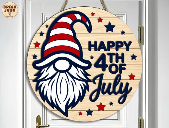 4th of July Gnome Sign Laser Cutting Review