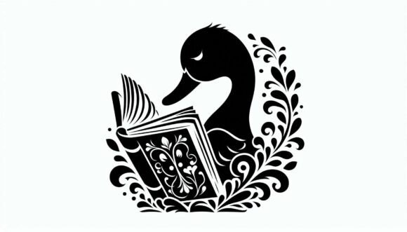 Duck Reading a Book Graphics and Illustrations Review