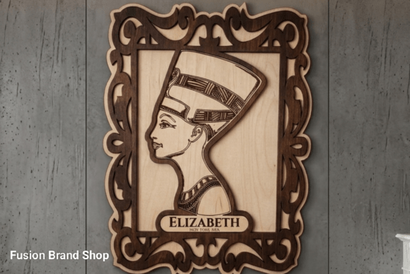 Flash Sale - 80 off Queen Nefertiti 3 Laser Cutting and Wall Decor