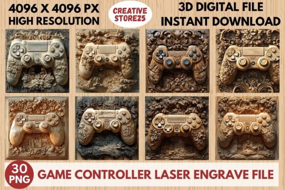 Game Controller Laser Engrave File Graphics & Laser Engraving Review