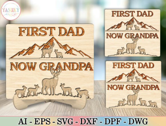 Grandpa Gift Laser Cut File for Father S Day