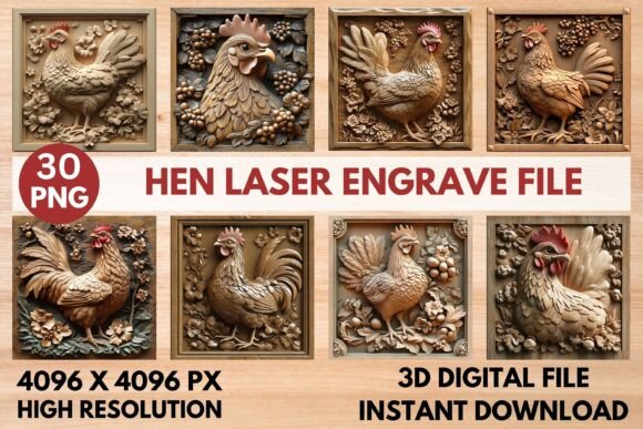 Hen Laser Engrave File: A Designer’s Review for Graphics and Laser Engraving Projects