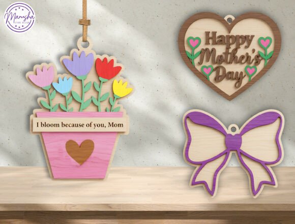Mother S Day Ornament Laser Cut Bundle