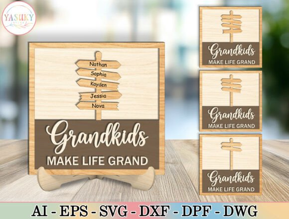 Personalized Grandkids Sign Laser Cut: Father S Day Review
