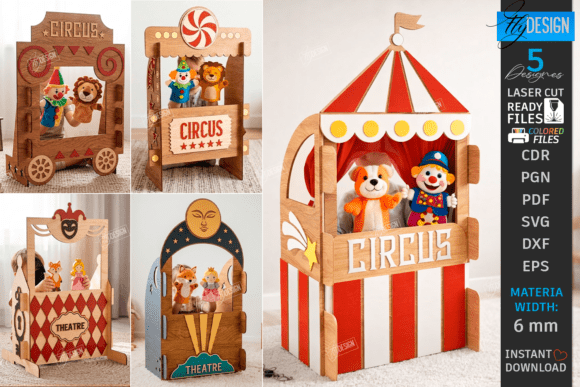 Puppet Theater Laser Cut Bundle Kids Review