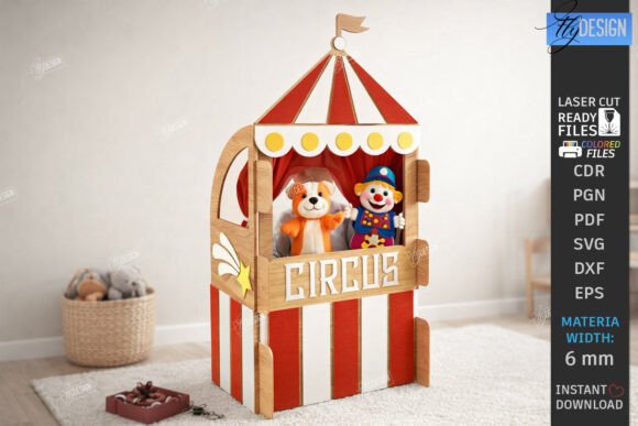 Puppet Theater Laser Cut Doll Theater: A Toys Amp Review for Laser Cutting Sellers