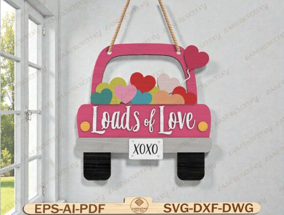 Valentine Truck Door Hanger Laser Cut Graphics and Graphic Templates Review